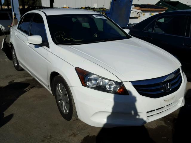 1HGCP2F39CA122376 - 2012 HONDA ACCORD LX WHITE photo 1