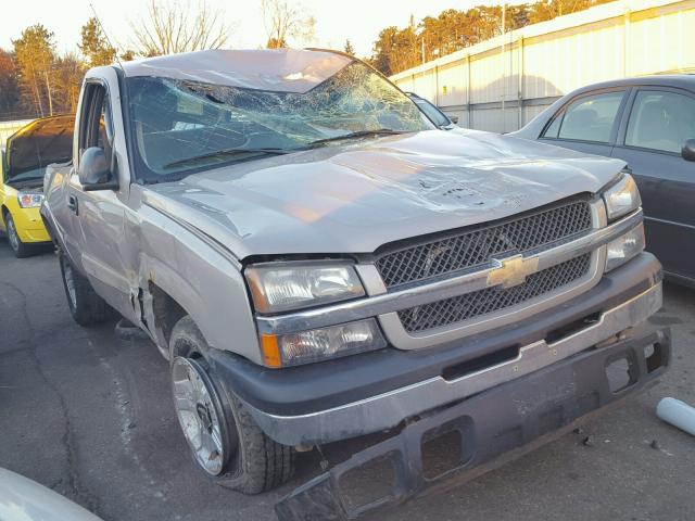 1GCEK14T14Z221148 - 2004 CHEVROLET SILVERADO SILVER photo 1