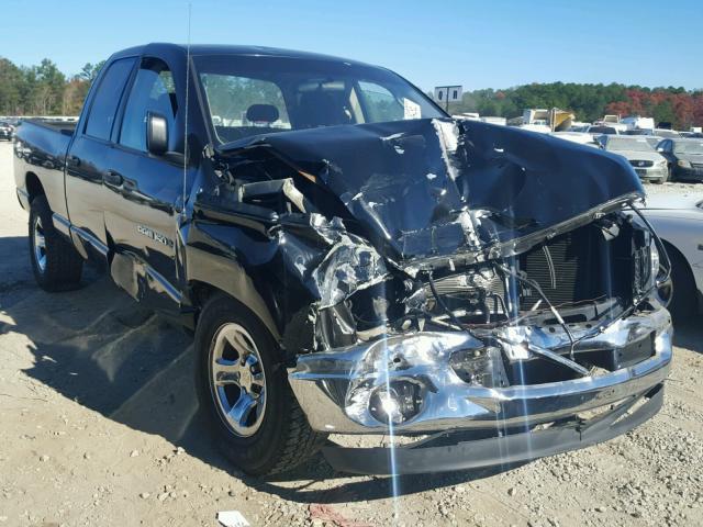 1D7HA18D44S632206 - 2004 DODGE RAM 1500 S BLACK photo 1