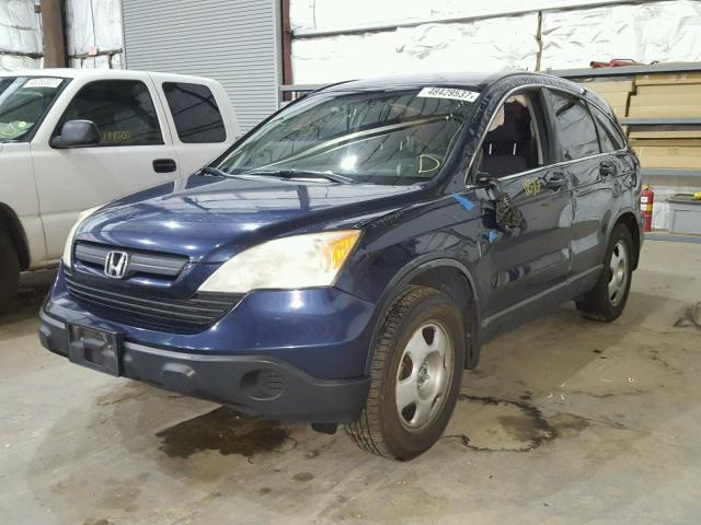 JHLRE48357C070068 - 2007 HONDA CR-V LX BLUE photo 2