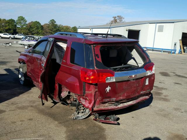 2CTFLXE51B6216680 - 2011 GMC TERRAIN SL RED photo 3