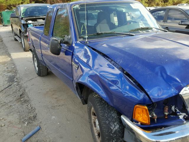 1FTYR44U55PA10552 - 2005 FORD RANGER SUP BLUE photo 9