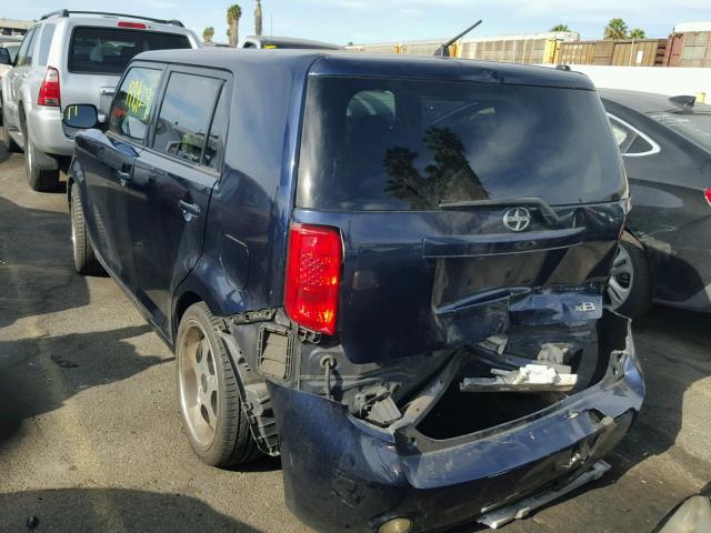 JTLKE50E381013337 - 2008 TOYOTA SCION XB 蓝色 照片 3