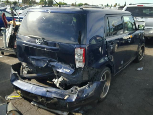 JTLKE50E381013337 - 2008 TOYOTA SCION XB 蓝色 照片 4
