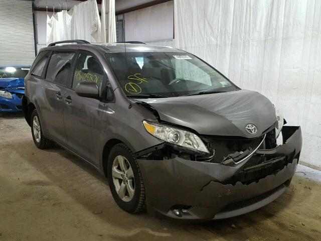 5TDKK3DC6ES411481 - 2014 TOYOTA SIENNA LE GRAY photo 1