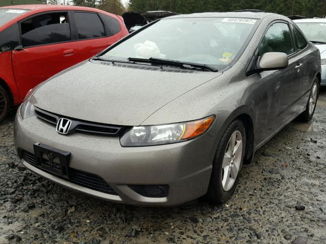 2HGFG12998H539877 - 2008 HONDA CIVIC EXL GRAY photo 2