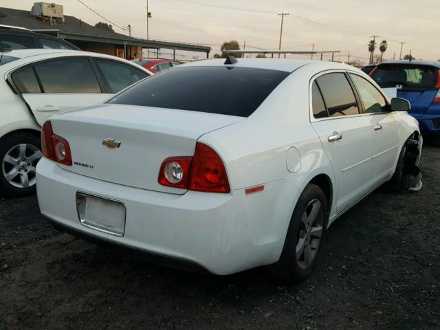 1G1ZC5E02CF289400 - 2012 CHEVROLET MALIBU 1LT WHITE photo 4