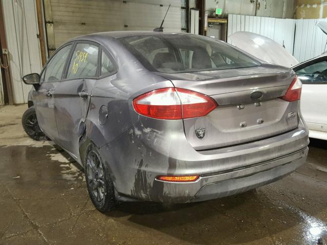 3FADP4BJ6EM212664 - 2014 FORD FIESTA SE CHARCOAL photo 3