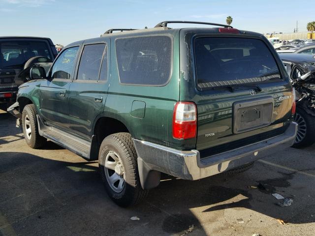 JT3GN86R310192685 - 2001 TOYOTA 4RUNNER SR GREEN photo 3