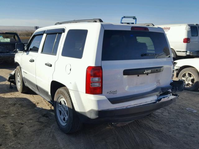 1C4NJPBA1GD754481 - 2016 JEEP PATRIOT SP WHITE photo 3