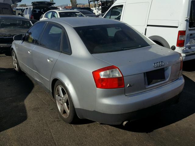 WAUJC68E13A106306 - 2003 AUDI A4 1.8T SILVER photo 3