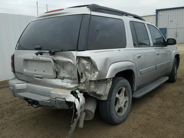 1GNET16S646159465 - 2004 CHEVROLET TRAILBLAZE GRAY photo 4