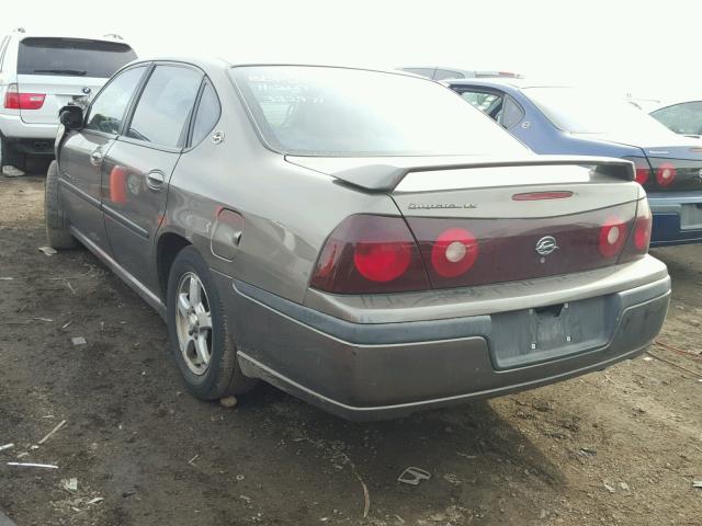 2G1WH52KX39322971 - 2003 CHEVROLET IMPALA LS GRAY photo 3