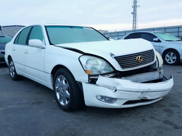 JTHBN30F530111503 - 2003 LEXUS LS 430 WHITE photo 1