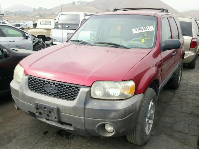 1FMCU03157KB35958 - 2007 FORD ESCAPE XLT RED photo 2