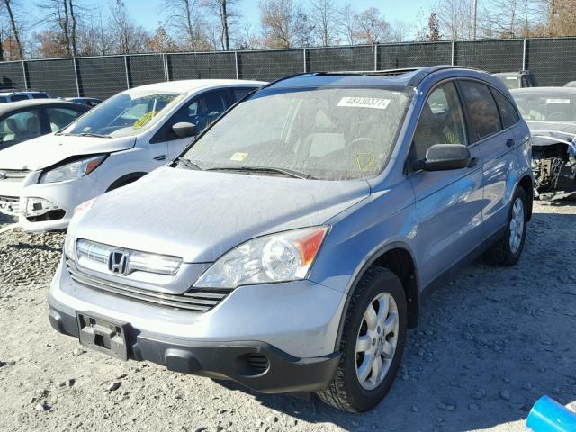 5J6RE38549L005105 - 2009 HONDA CR-V EX ლურჯი ფოტო 2
