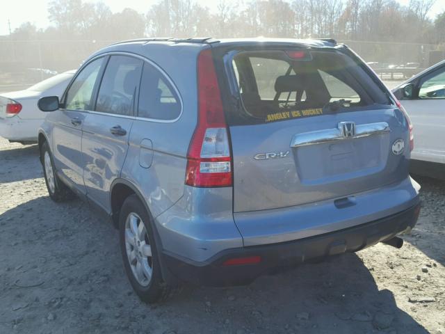 5J6RE38549L005105 - 2009 HONDA CR-V EX ლურჯი ფოტო 3