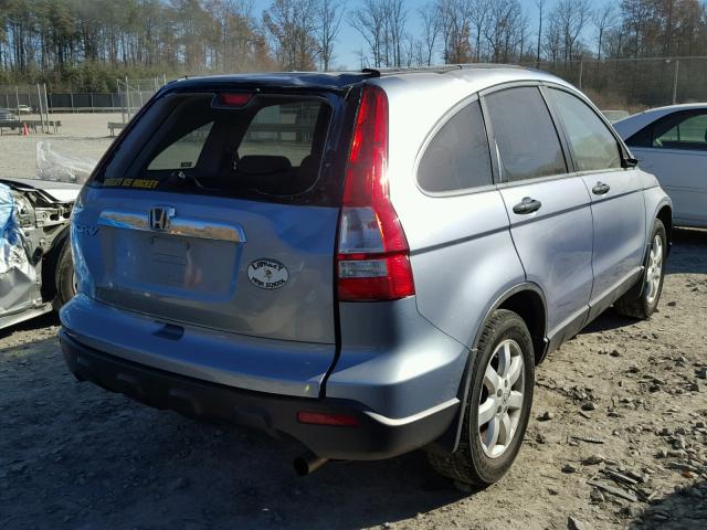 5J6RE38549L005105 - 2009 HONDA CR-V EX BLUE photo 4