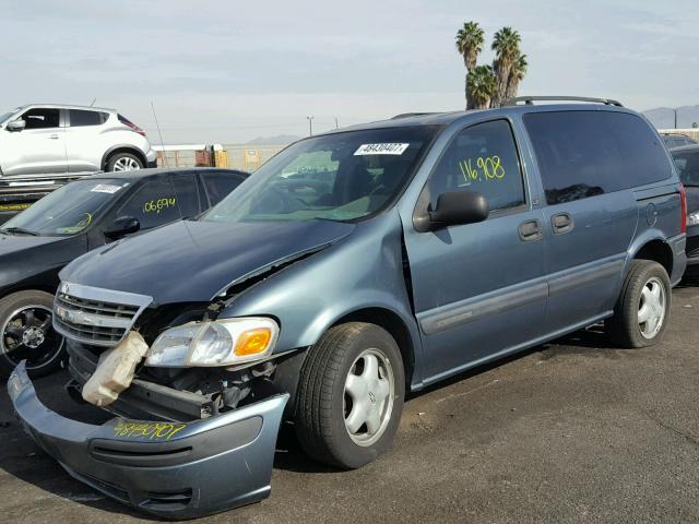 1GNDU03E24D193240 - 2004 CHEVROLET VENTURE BLUE photo 2