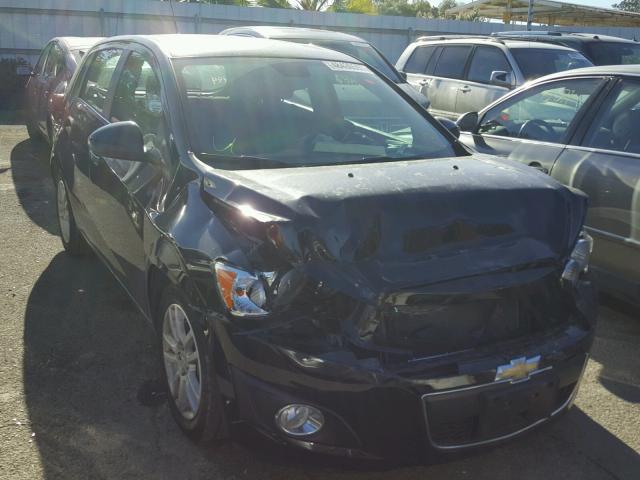 1G1JD6SH9C4196430 - 2012 CHEVROLET SONIC LT BLACK photo 1