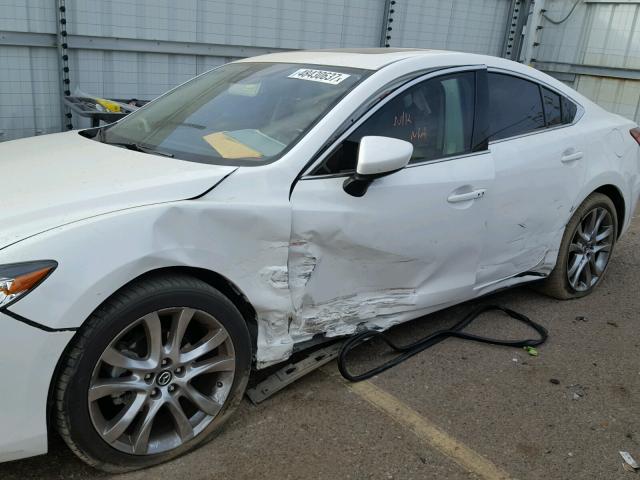 JM1GJ1W55E1113657 - 2014 MAZDA 6 GRAND TO WHITE photo 9