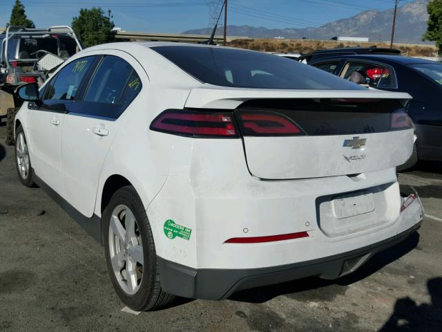 1G1RF6E46DU142154 - 2013 CHEVROLET VOLT WHITE photo 3