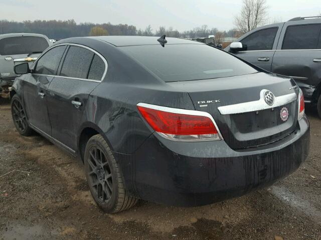 1G4GD5EG6AF274416 - 2010 BUICK LACROSSE C BLACK photo 3