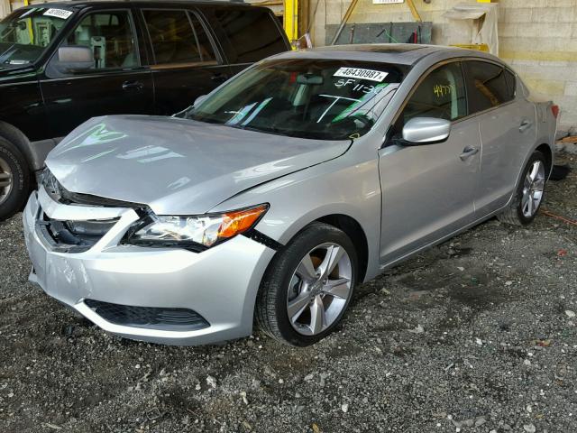 19VDE1F30EE006835 - 2014 ACURA ILX 20 SILVER photo 2