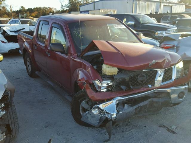 1N6AD07U96C440319 - 2006 NISSAN FRONTIER C RED photo 1