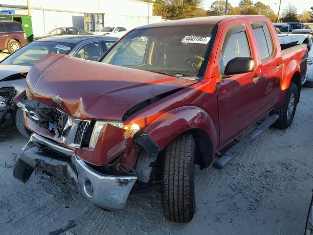 1N6AD07U96C440319 - 2006 NISSAN FRONTIER C RED photo 2