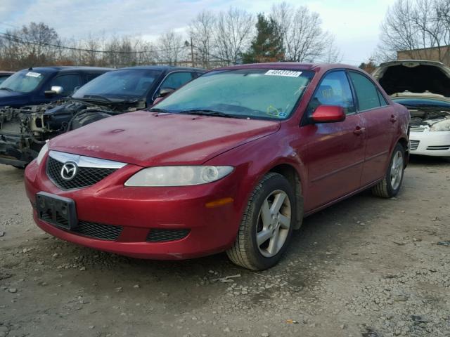 1YVFP80C945N48788 - 2004 MAZDA 6 I RED photo 2