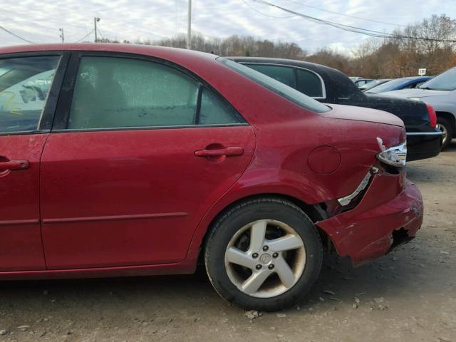 1YVFP80C945N48788 - 2004 MAZDA 6 I RED photo 9