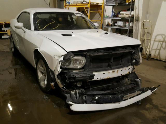 2C3CDYAG7DH607319 - 2013 DODGE CHALLENGER WHITE photo 1