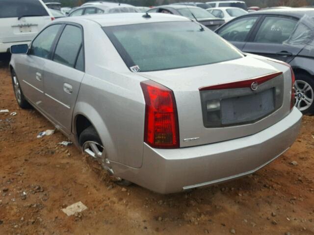 1G6DM577640118911 - 2004 CADILLAC CTS SILVER photo 3