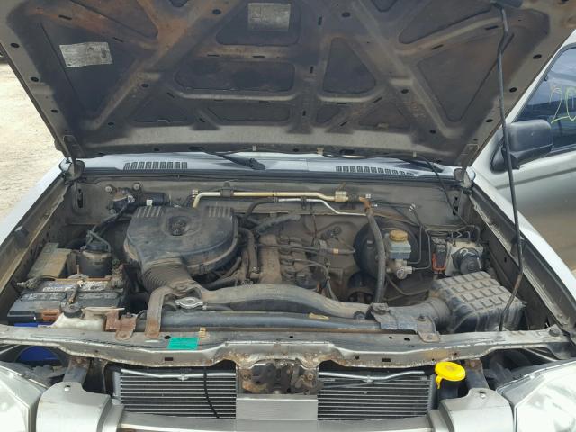 1N6DD26T74C482342 - 2004 NISSAN FRONTIER K TAN photo 7