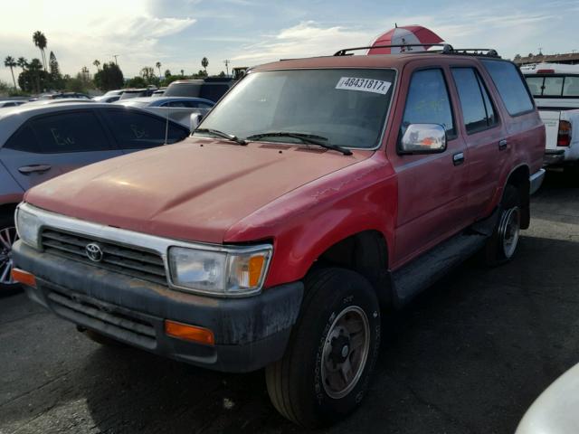 JT3VN29V2P0015616 - 1993 TOYOTA 4RUNNER VN RED photo 2