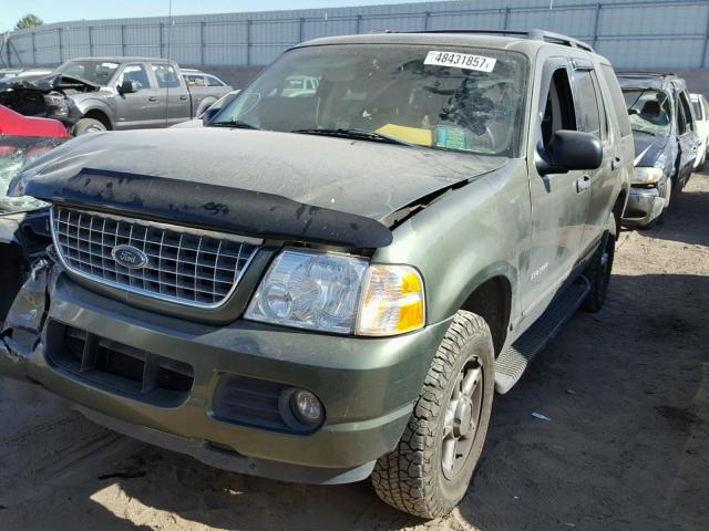 1FMZU63K74UA18405 - 2004 FORD EXPLORER X GREEN photo 2