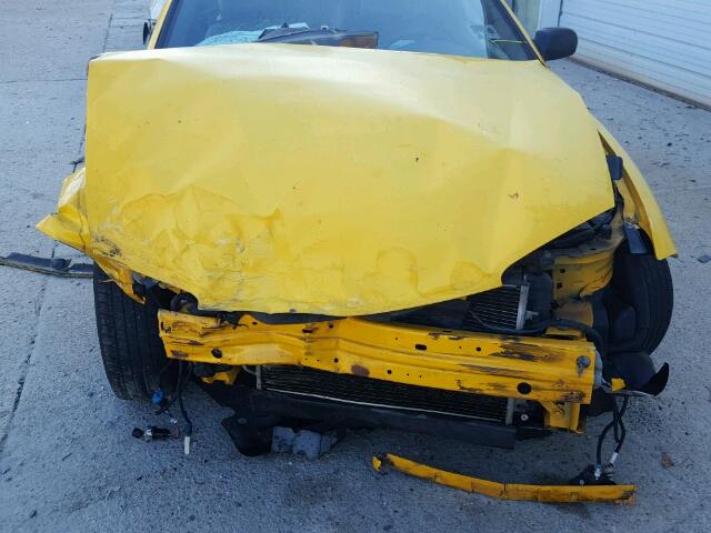 1G1JC12F937137963 - 2003 CHEVROLET CAVALIER YELLOW photo 7