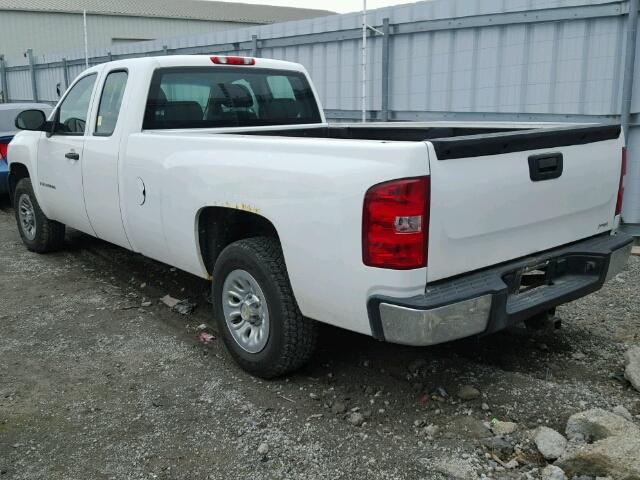 1GCEK19019E149624 - 2009 CHEVROLET SILVERADO WHITE photo 3