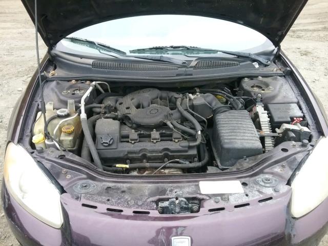 1B3EL56T43N578672 - 2003 DODGE STRATUS ES PURPLE photo 7