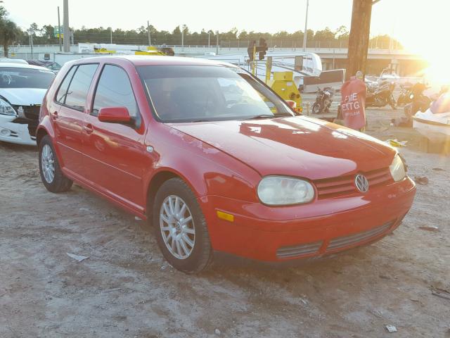 9BWGK61J434040197 - 2003 VOLKSWAGEN GOLF GLS RED photo 1