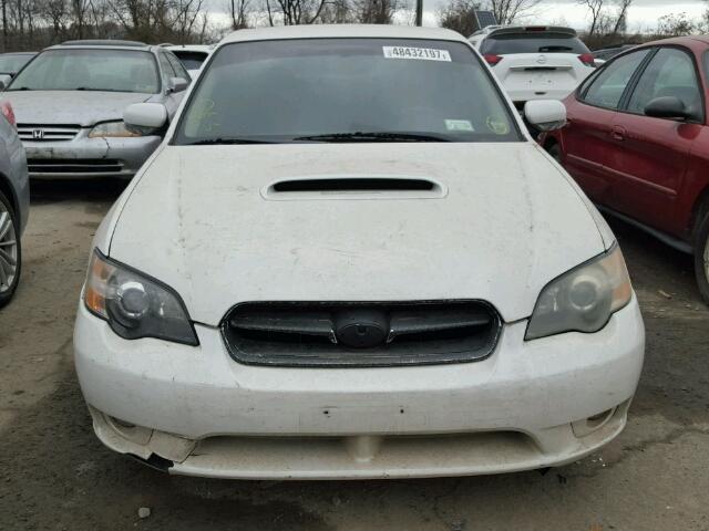 4S3BL686254204214 - 2005 SUBARU LEGACY GT WHITE photo 9