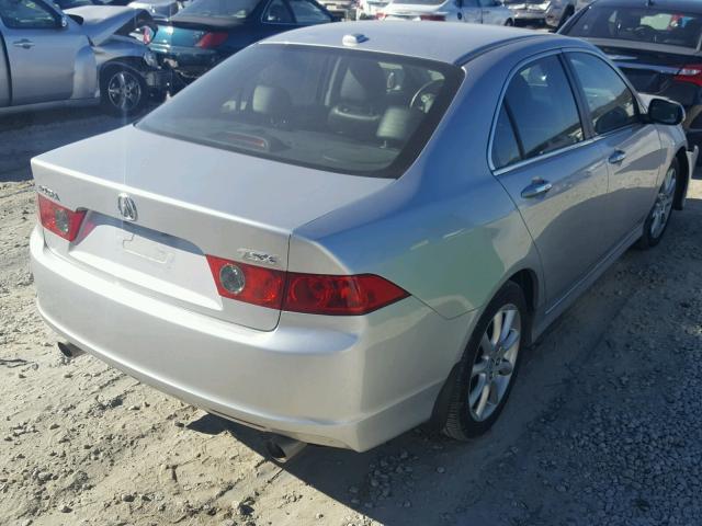 JH4CL96818C017582 - 2008 ACURA TSX SILVER photo 4