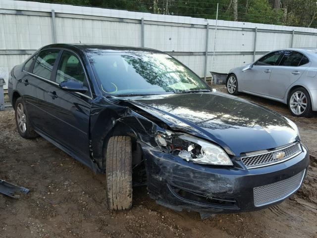 2G1WG5E39C1207316 - 2012 CHEVROLET IMPALA LT BLACK photo 1