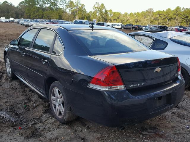 2G1WG5E39C1207316 - 2012 CHEVROLET IMPALA LT BLACK photo 3