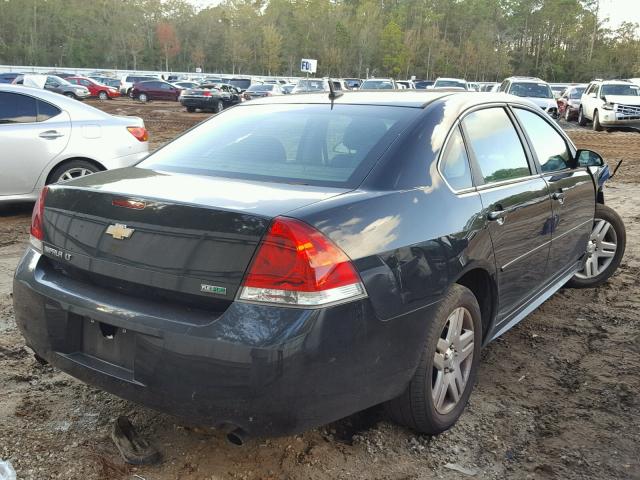 2G1WG5E39C1207316 - 2012 CHEVROLET IMPALA LT BLACK photo 4