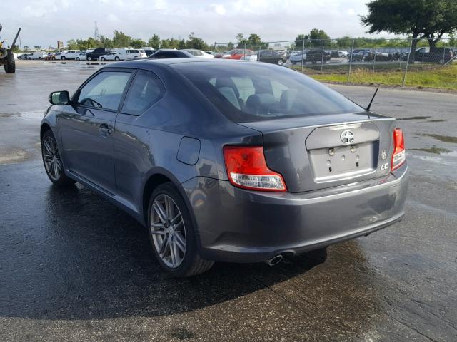 JTKJF5C76C3031726 - 2012 TOYOTA SCION TC 灰色 照片 3