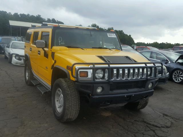 5GRGN23UX3H130902 - 2003 HUMMER H2 YELLOW photo 1