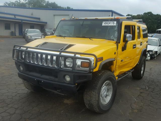 5GRGN23UX3H130902 - 2003 HUMMER H2 YELLOW photo 2