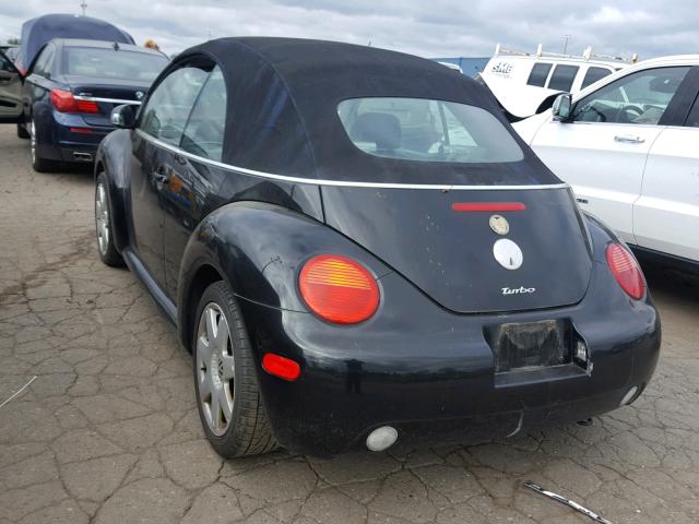 3VWCD21Y13M316913 - 2003 VOLKSWAGEN NEW BEETLE Qara foto 3